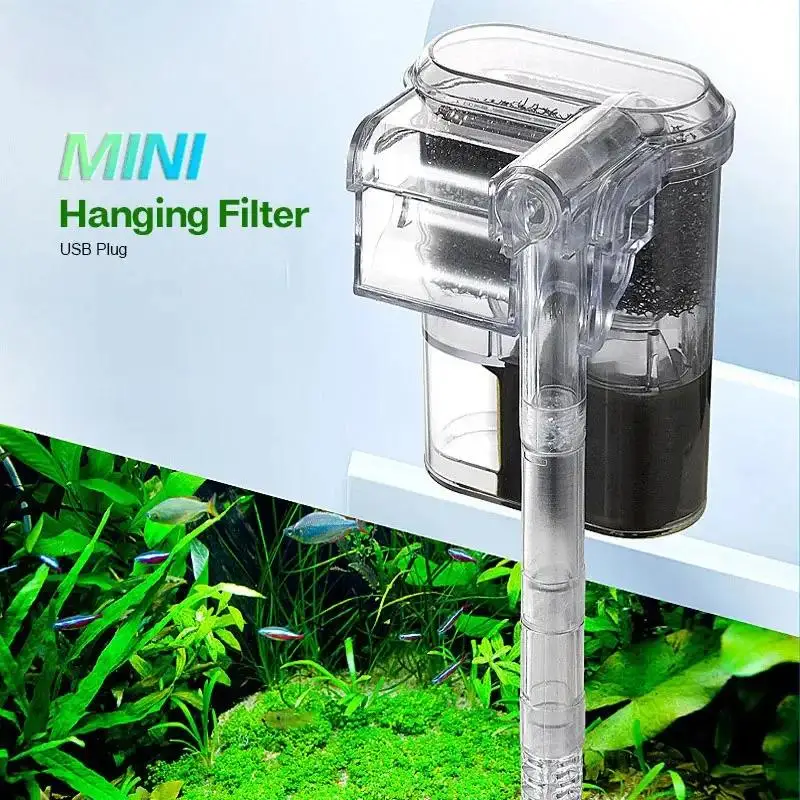 Filtro Suspenso para Aquário USB 2.5W com Vazão de 250 L/h - Imagem 5