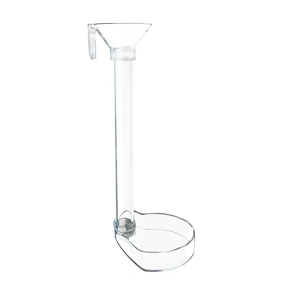 alimentador para aquário de acrílico transparente