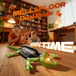 brinquedo robô gecko recarregável
