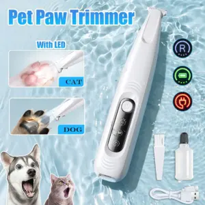 aparador de patas para cães com led