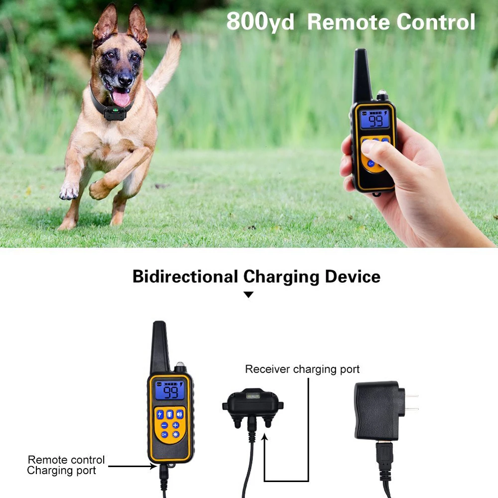Coleira para Cães Recarregável USB com Níveis de Vibração Ajustáveis - Imagem 3