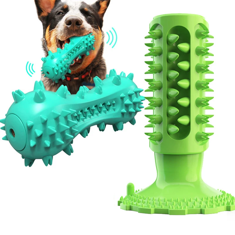 Bastão Mordedor para Cães com Escova de Dentes e Som - Imagem 3