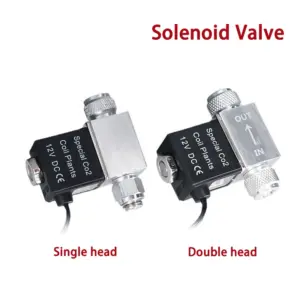 válvula solenoide para aquário co2