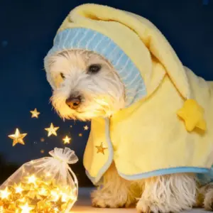roupão de banho para cães de microfibra