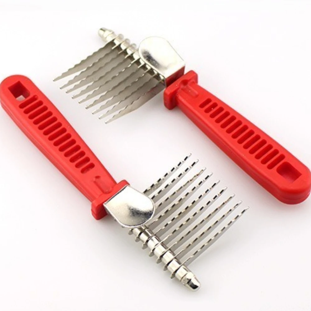 Pente Ancinho para Cães e Gatos de Aço Inoxidável para Remover Nós - Imagem 3