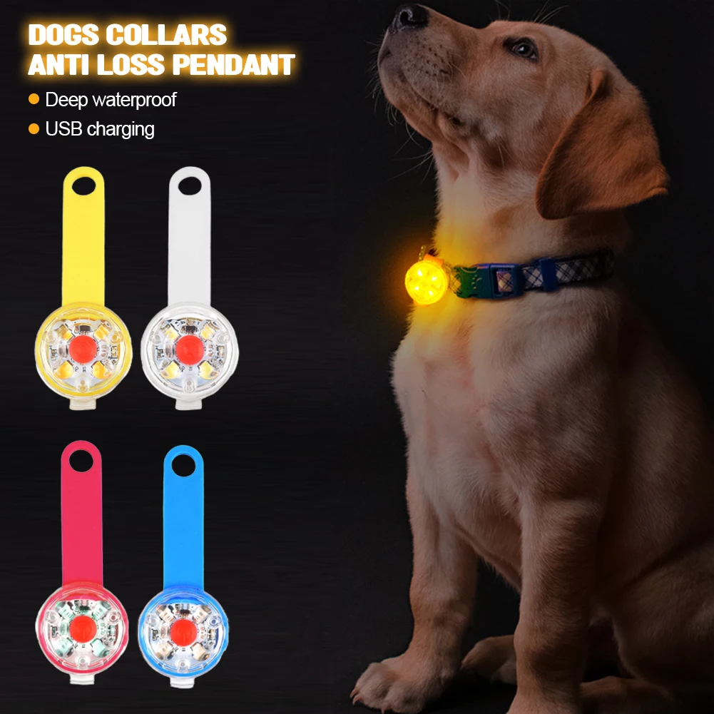 pingente led recarregável para cães e gatos