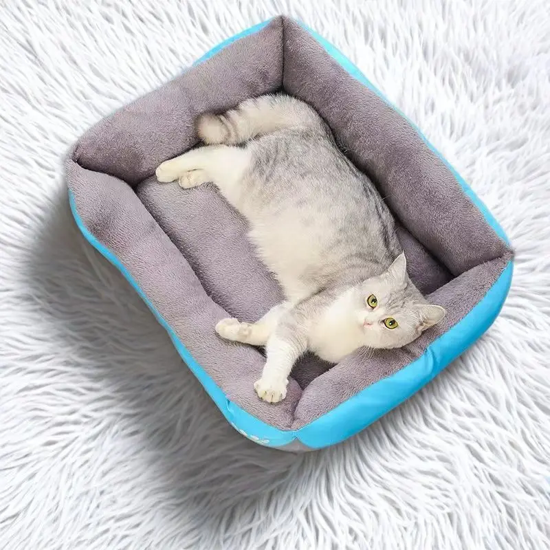 Cama para Cães e Gatos de Pelúcia Colorida em 5 Tamanhos - Imagem 2