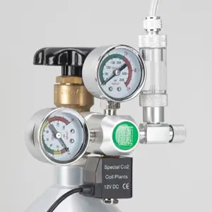 regulador de co2 para aquário com manômetro