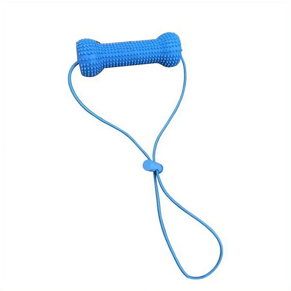 Brinquedo de Mastigar para Cães TPR Macio 10 cm com Cordão Ajustável - Imagem 6