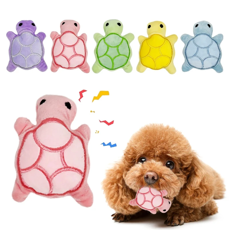 brinquedo de pelúcia tartaruga para cães pequenos
