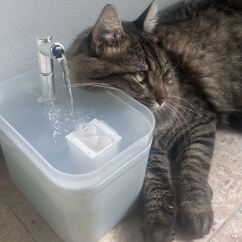Bebedouro Automático para Gatos e Cães 1,5L com Fluxo Circulante - Imagem 5