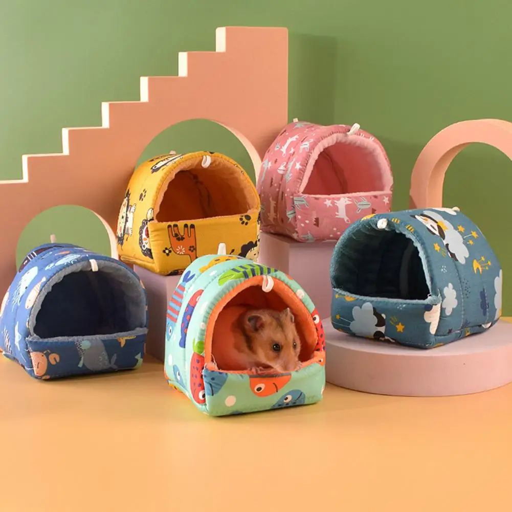 Ninho de Algodão para Hamster e Roedores com Design Lavável - Imagem 2
