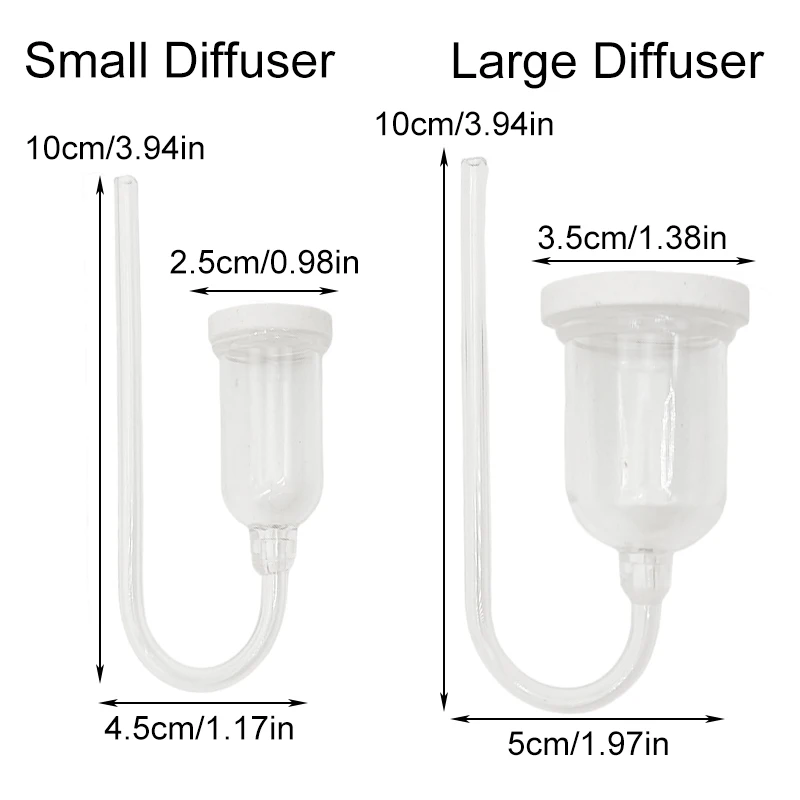 Difusor de CO2 para Aquário com Ventosa e Ajuste Preciso - Imagem 2