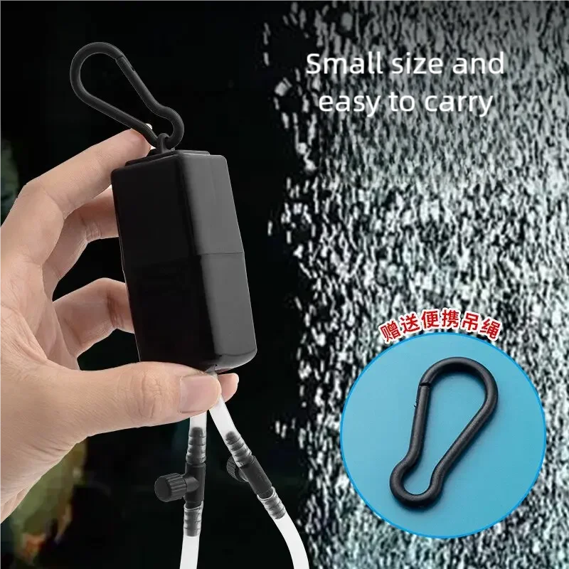 Bomba de Ar para Aquário Mini USB com Pedra de Ar Silenciosa - Imagem 5
