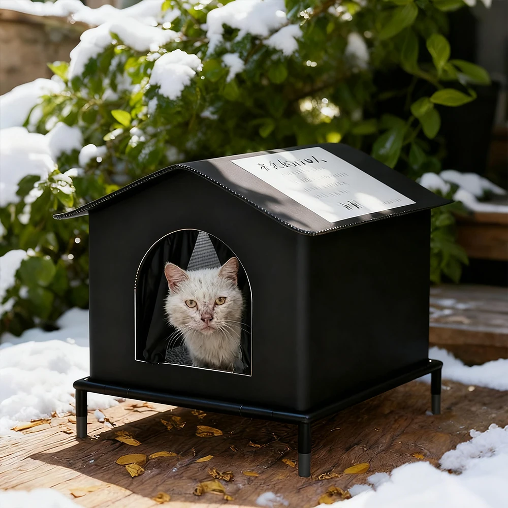 Casa para Gatos Externa ou Interna Isolada e à Prova d'Água - Imagem 6