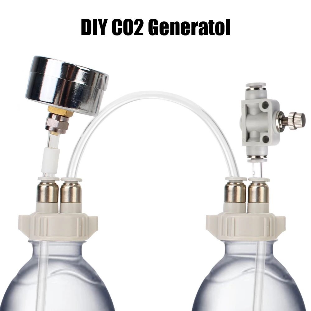 Gerador de CO2 para Aquário com Manômetro e Fluxo Ajustável - Imagem 5