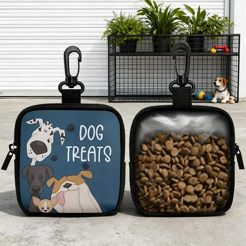 Bolsa de Cintura para Treinamento de Cães 12x11x3,2 cm Translúcida - Imagem 2