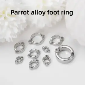 anel de metal para pés de pássaros