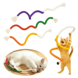 brinquedo de gato silvervine com corda para mastigar