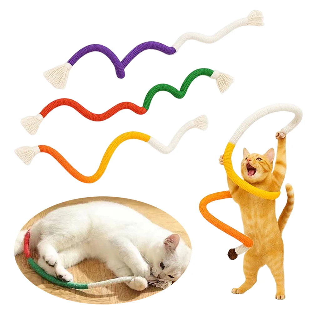 brinquedo de gato silvervine com corda para mastigar