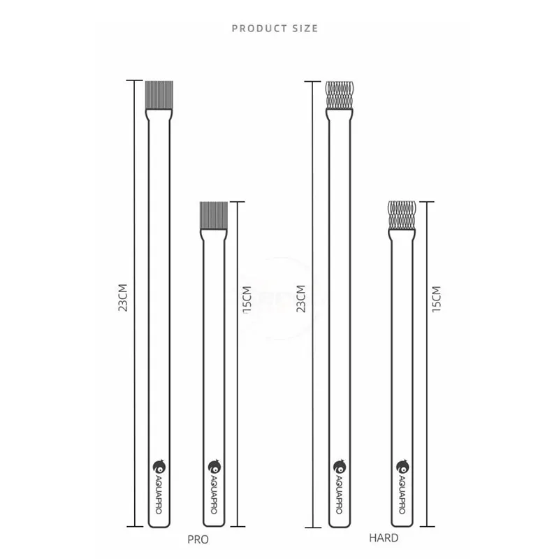 Escova de Limpeza Aquapro para Aquário de Aço Inoxidável 15 cm - Imagem 6