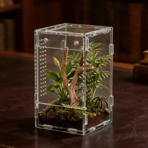 terrário acrílico para répteis