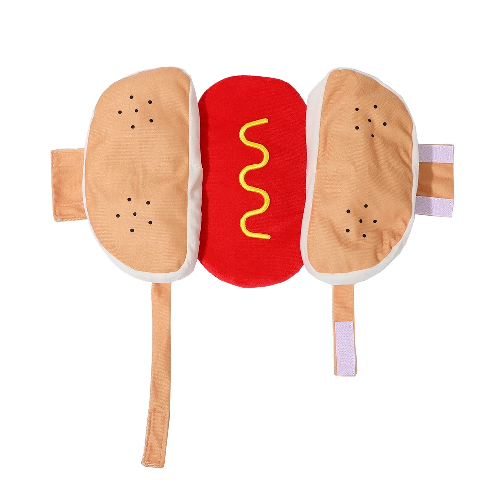 Fantasia Hot Dog para Cães em Poliéster para Festas - Imagem 2