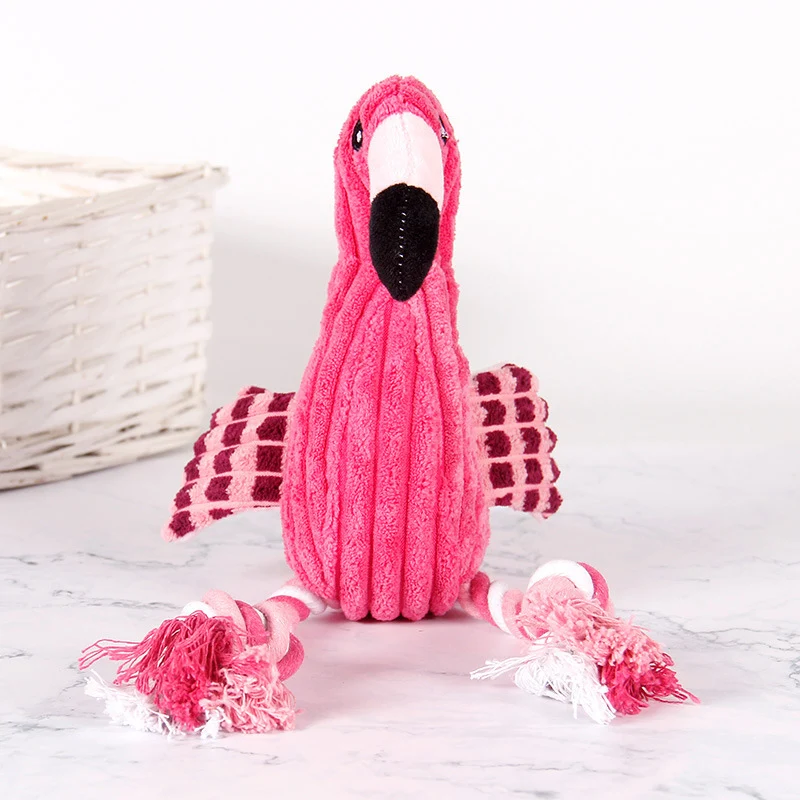 Brinquedo de Pelúcia Polvo para Cães Pequenos com Corda e Ranger - Image 4