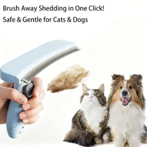 escova curva para cães e gatos