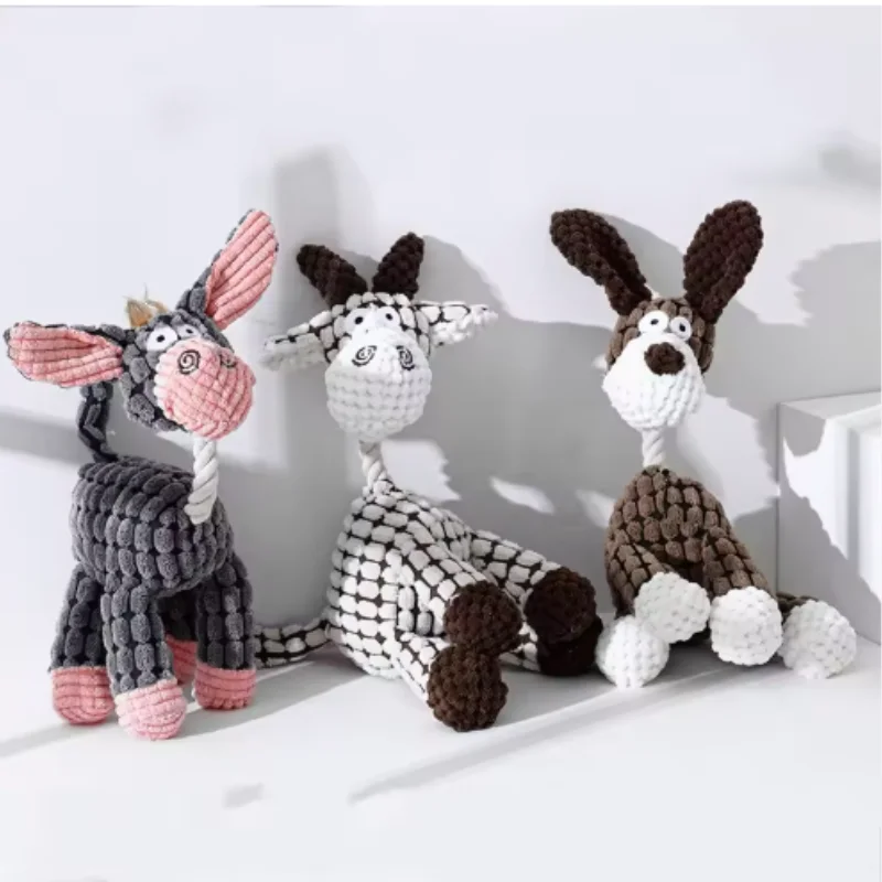 Brinquedo de Pelúcia para Cães com Apito para Filhotes - Imagem 2