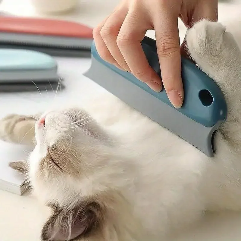 Escova Removedora de Pelos para Cães e Gatos de ABS+TPR - Imagem 2