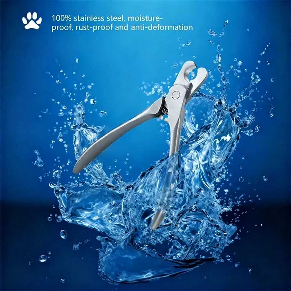 Cortador de Unhas Profissional para Cães e Gatos Aço Inoxidável - Imagem 6