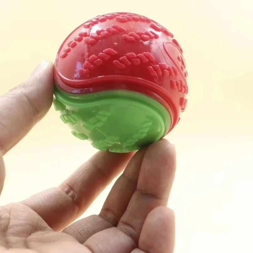 Brinquedo Bola para Cães de TPR 6,5 cm para Limpeza dos Dentes - Imagem 6