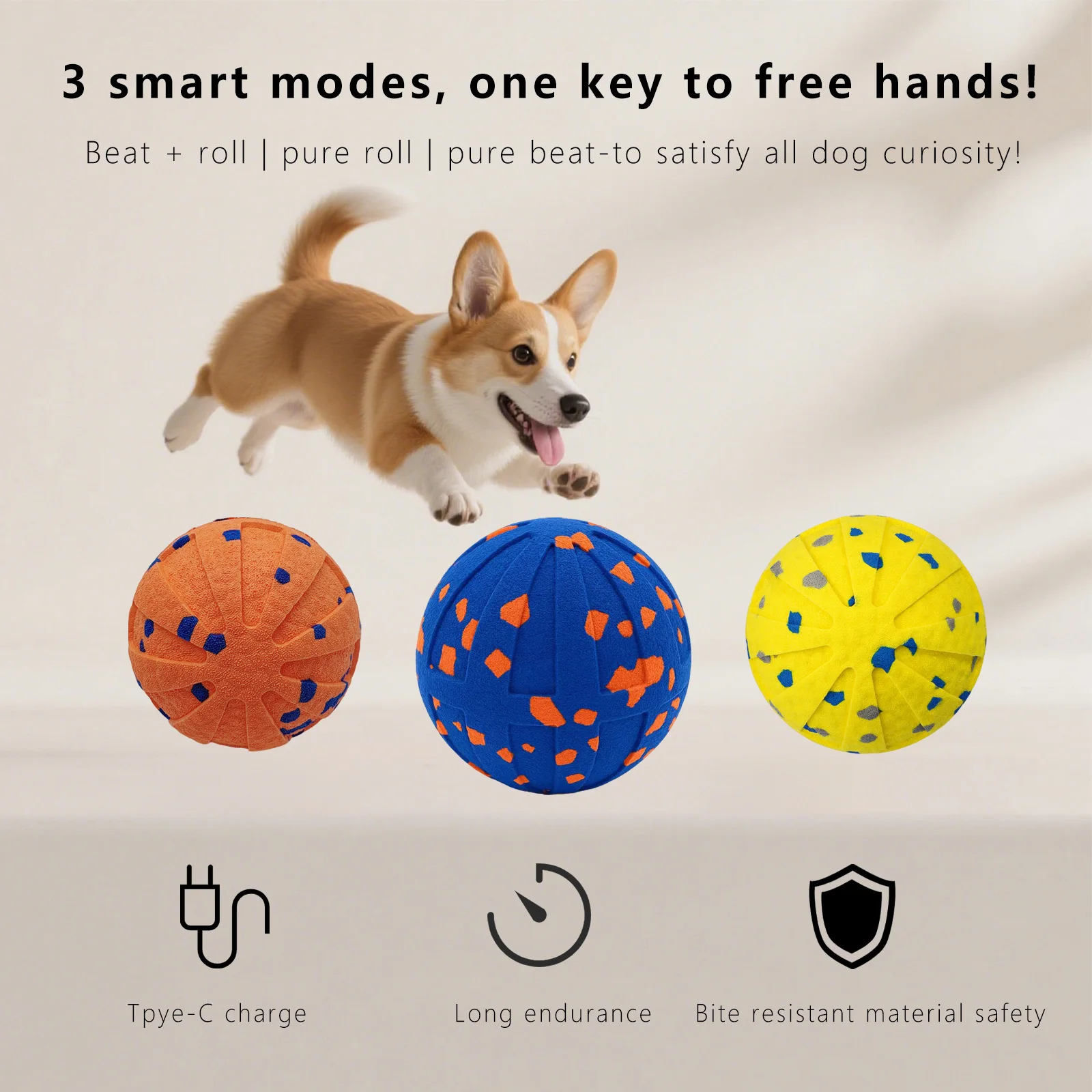 Brinquedo Bola Booteely para Cães de ETPU com Efeito Pipoca - Imagem 6