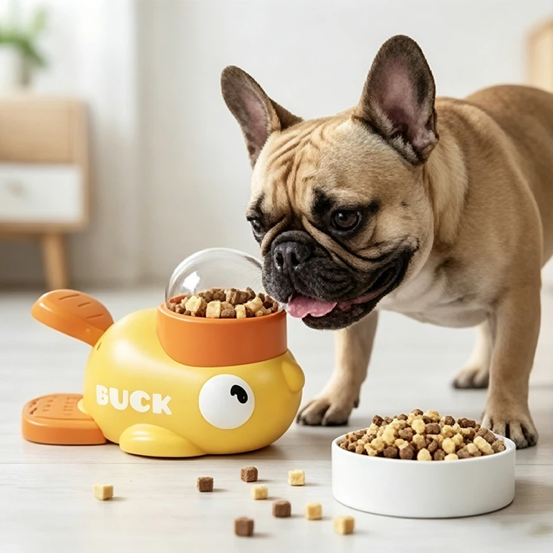 Brinquedo Interativo Cães Dispensador Ração e Petiscos para Treinamento - Imagem 6