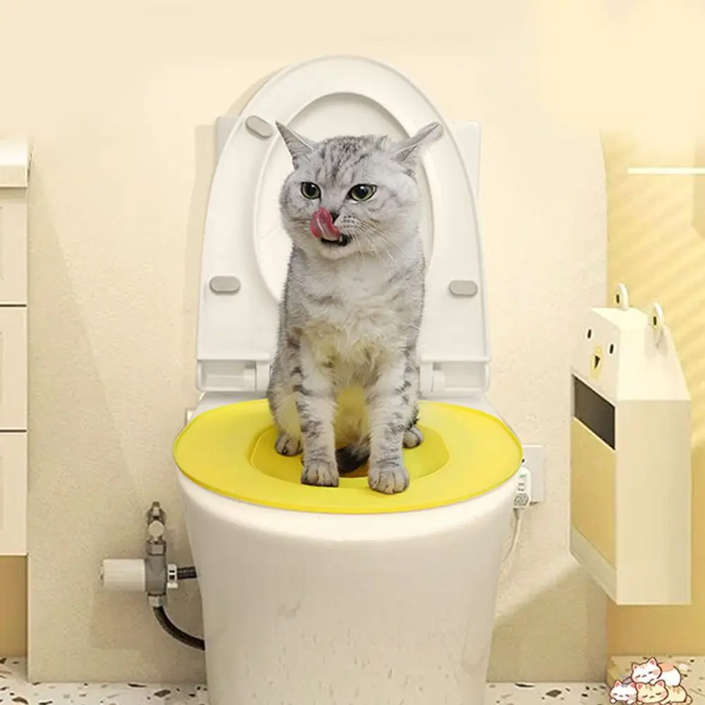 Kit de Treinamento Sanitário para Gatos de ABS com 39x36,5cm para Banheiros - Imagem 2