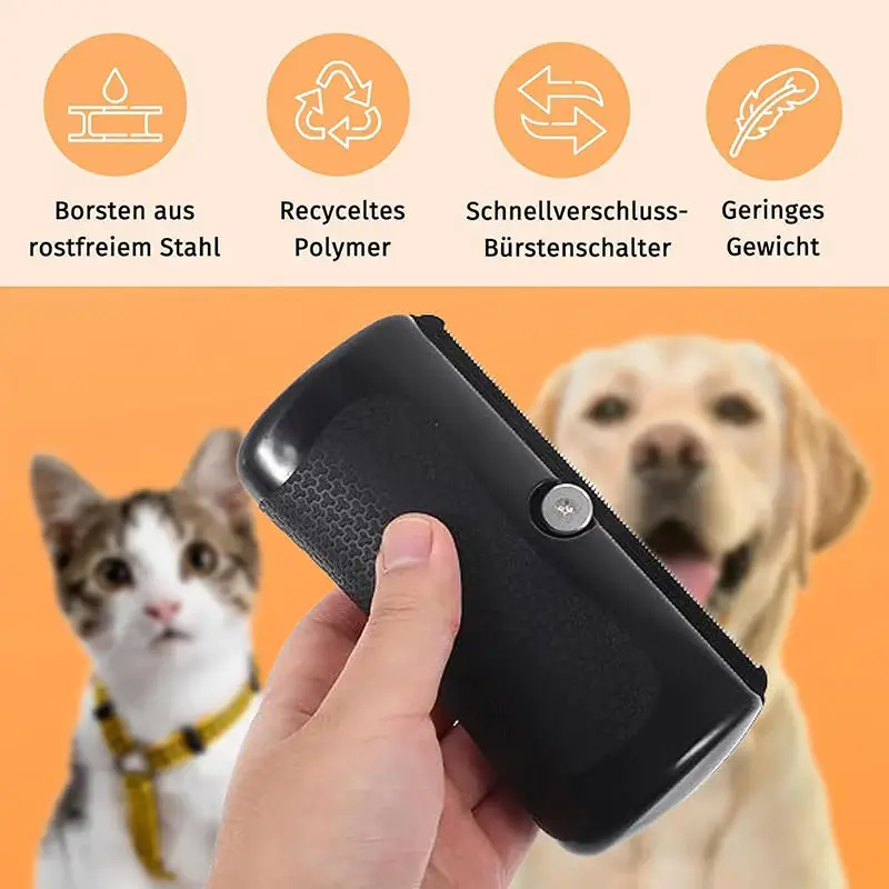 Escova para Deshedding de Pets Multifuncional Removedor de Pelos - Imagem 3