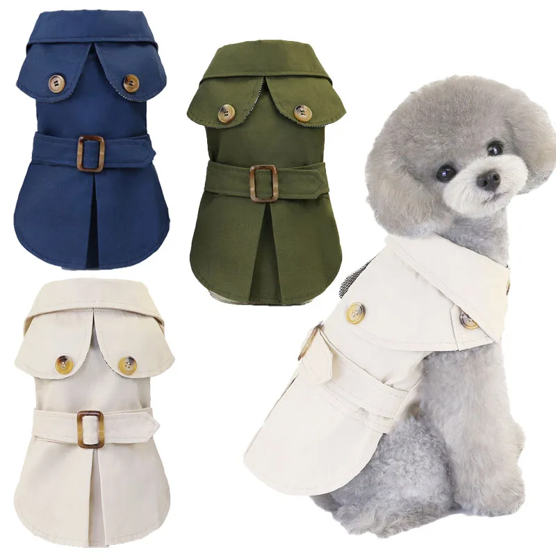 casaco estilo britânico para cães pequenos