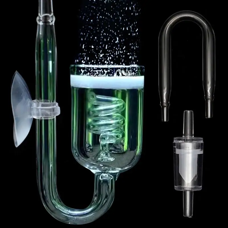 Difusor de CO2 para Aquário de Vidro/Acrílico com Ventosa - Imagem 2