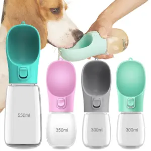 garrafa de água portátil para cães e gatos
