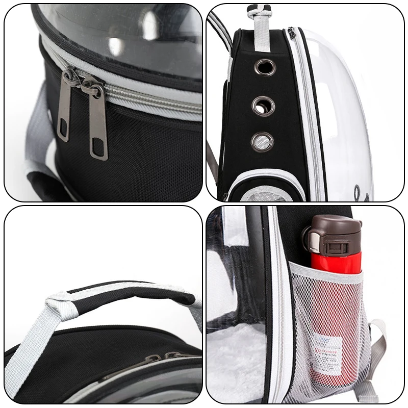 Mochila de Transporte para Cães e Gatos Transparente - Image 3