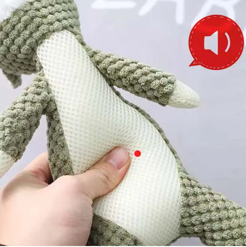 Brinquedo de Pelúcia para Cães Grandes com Rangido e Velo Macio - Imagem 2