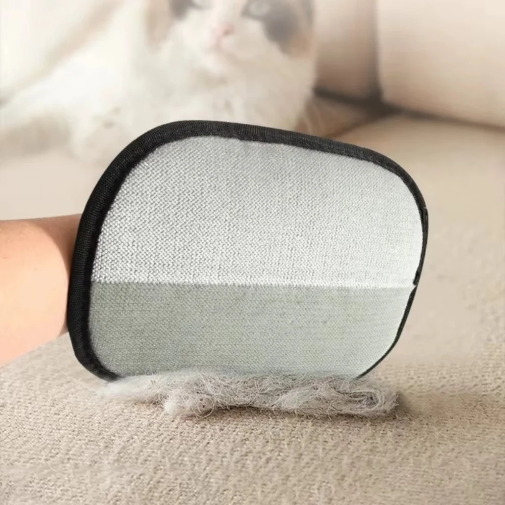 Luva Removedora de Pelos para Cães e Gatos Dupla Face - Imagem 4