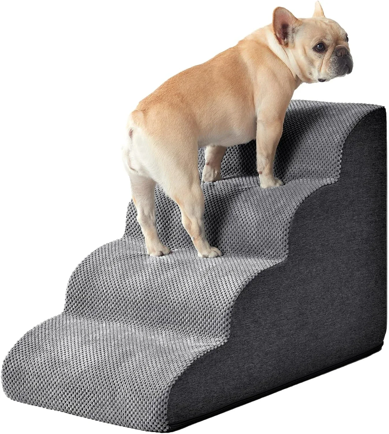 Rampa Curvada para Cães e Gatos Antiderrapante Lavável - Imagem 2
