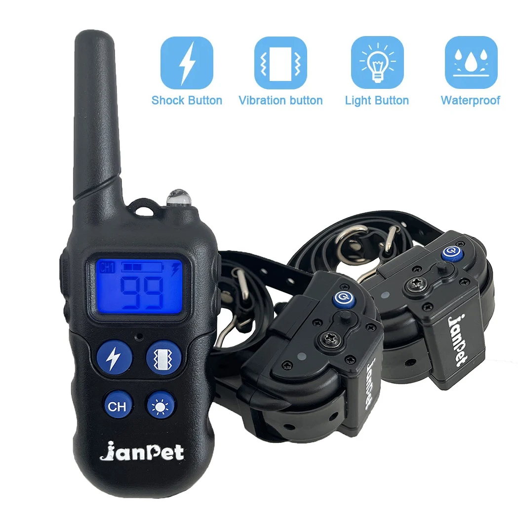 coleira de treinamento para cães com walkie-talkie