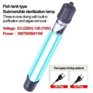 luz uv para aquário com temporizador