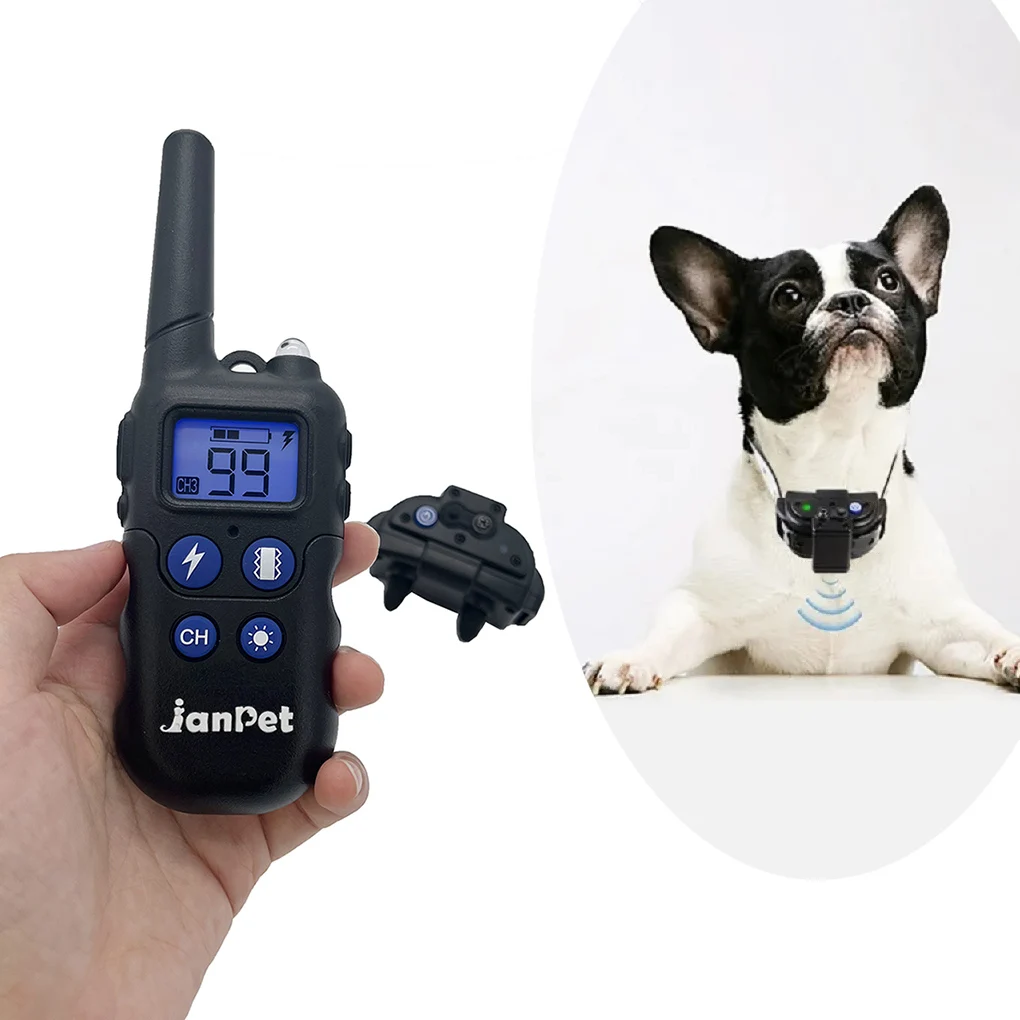 Coleira de Treinamento para Cães Recarregável com Walkie-Talkie e Alcance de 2KM - Imagem 4