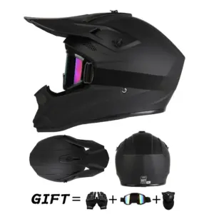 capacete para cães off-road com óculos