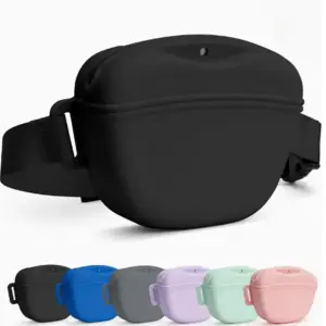 bolsa de ração para cães com cinto