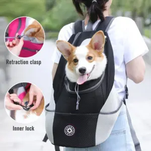 mochila para cães para transporte frontal